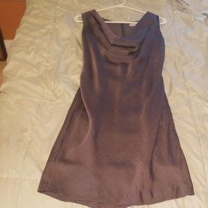 Silver cocktail dress